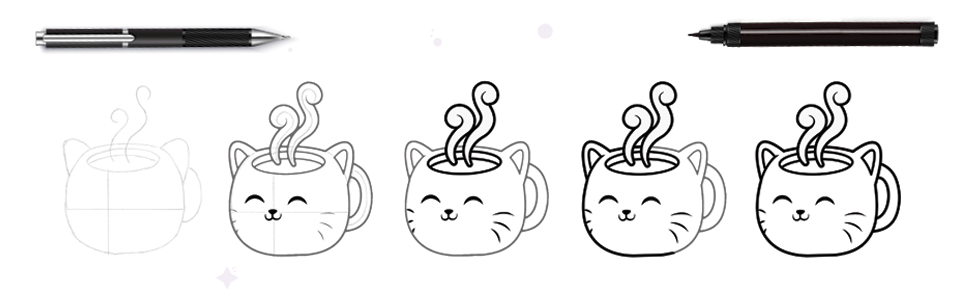 apprendre-a-dessiner-les-chats-kawaii-etape-par-etape-2