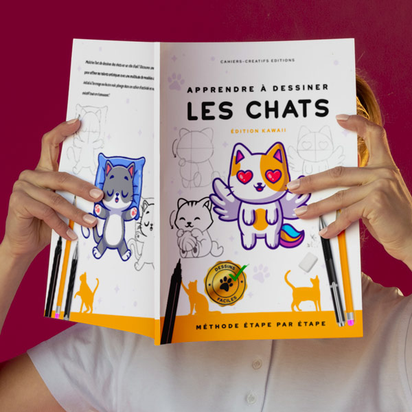 Apprendre à dessiner les chats ! Une méthode simple !